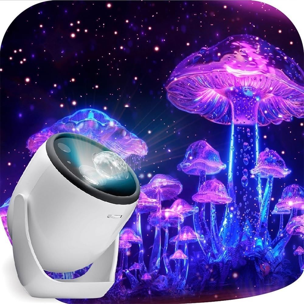 3D Galaxy Light Projector Northern Lights Projector w Bluetooth Speaker 90 Scene